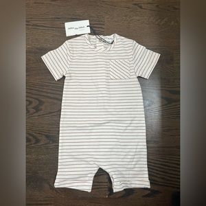 Miles The Label Short Sleeve Pocket Romper sz 24 months